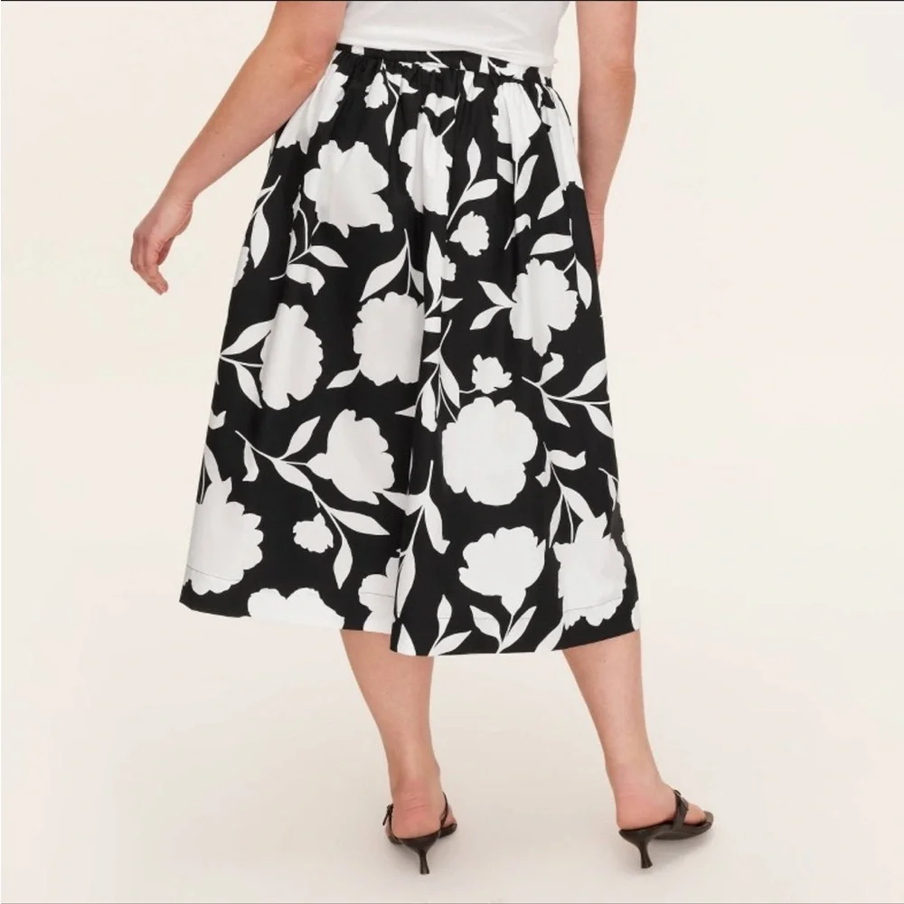 Target x Kate spade Floral Black and White Women's Skirt - Picture 2 of 3